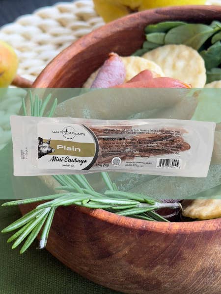 Les Bistronomes · Mini dried sausage, plain for wholesale by French Feast