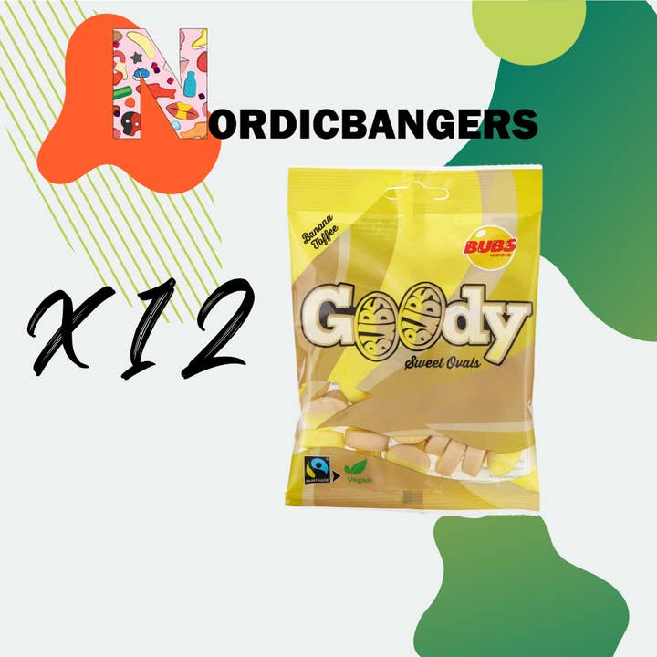Nordicbangers - Swedish Candy Supply - Wholesale Gummy - Goody Banana/Toffee 90g Swedish Candy2