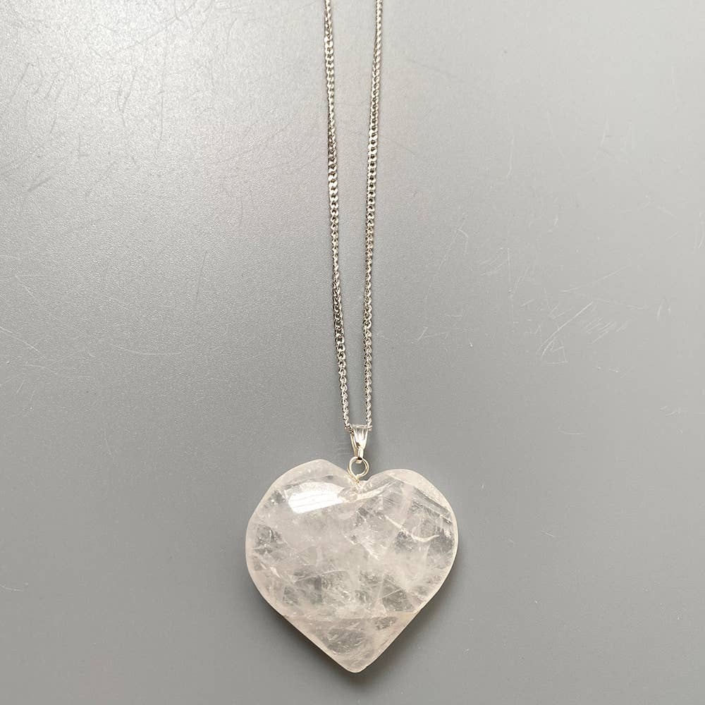 VIE - Vendita all'ingrosso Collana con ciondolo/pendaglio - Ciondolo cuore in cristallo, 3 cm2