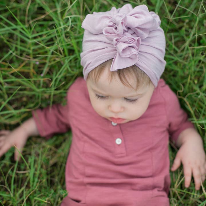 BluTaylor® - Wholesale Baby Headwrap - Baby - Vintage Head Wrap Hat - Mauve Blush3