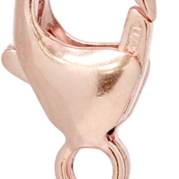 14Kt Roségoud Gevuld 11x6mm Ovale Trigger Sluiting -3st/pak voor wholesale door Plazko