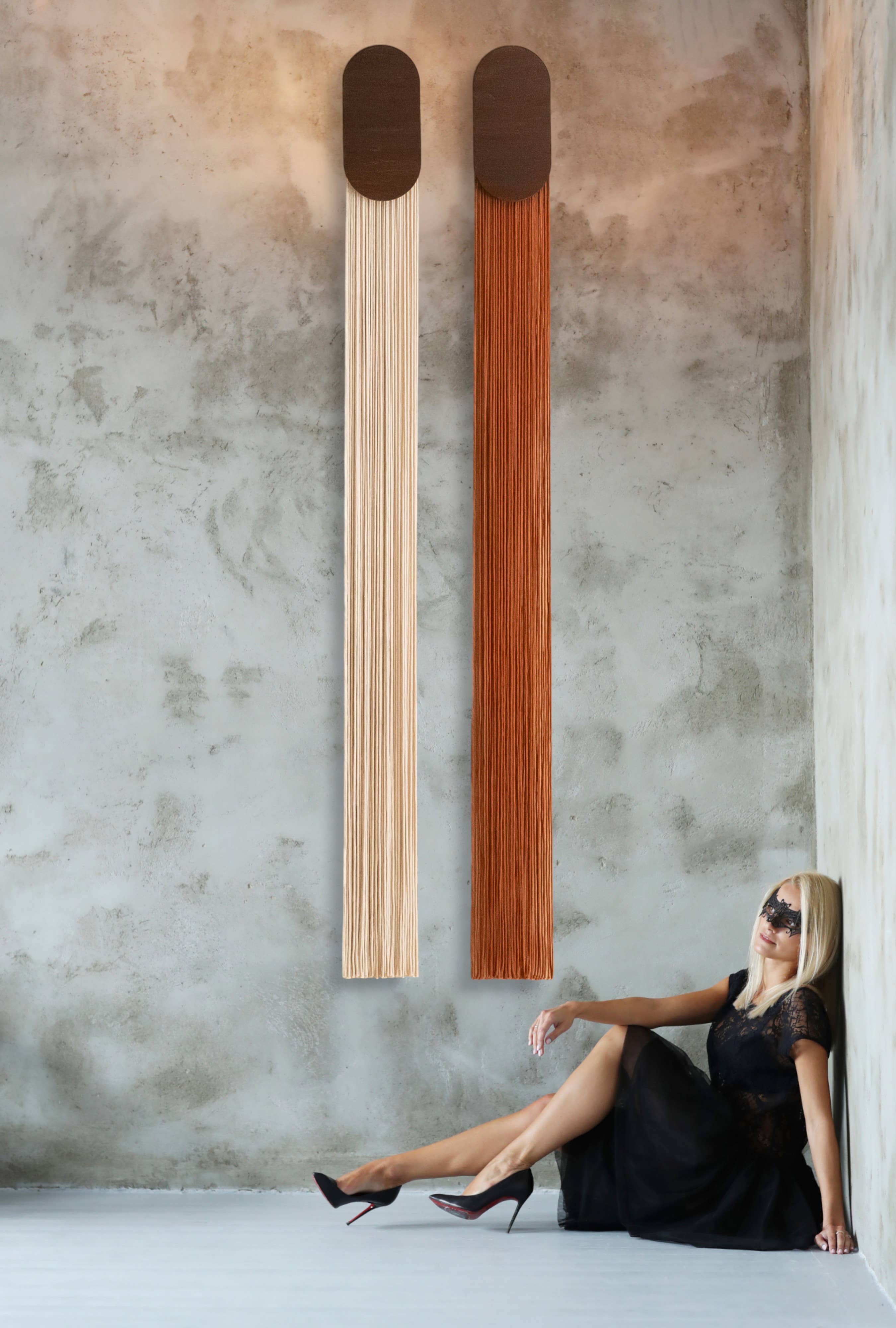 MinhandBros - Wholesale Wall Art Set - Fiber Wall Hanging for Minimalist and Farmhouse Decor
 V8412