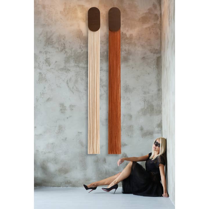 MinhandBros - Wholesale Wall Art Set - Fiber Wall Hanging for Minimalist and Farmhouse Decor
V8412