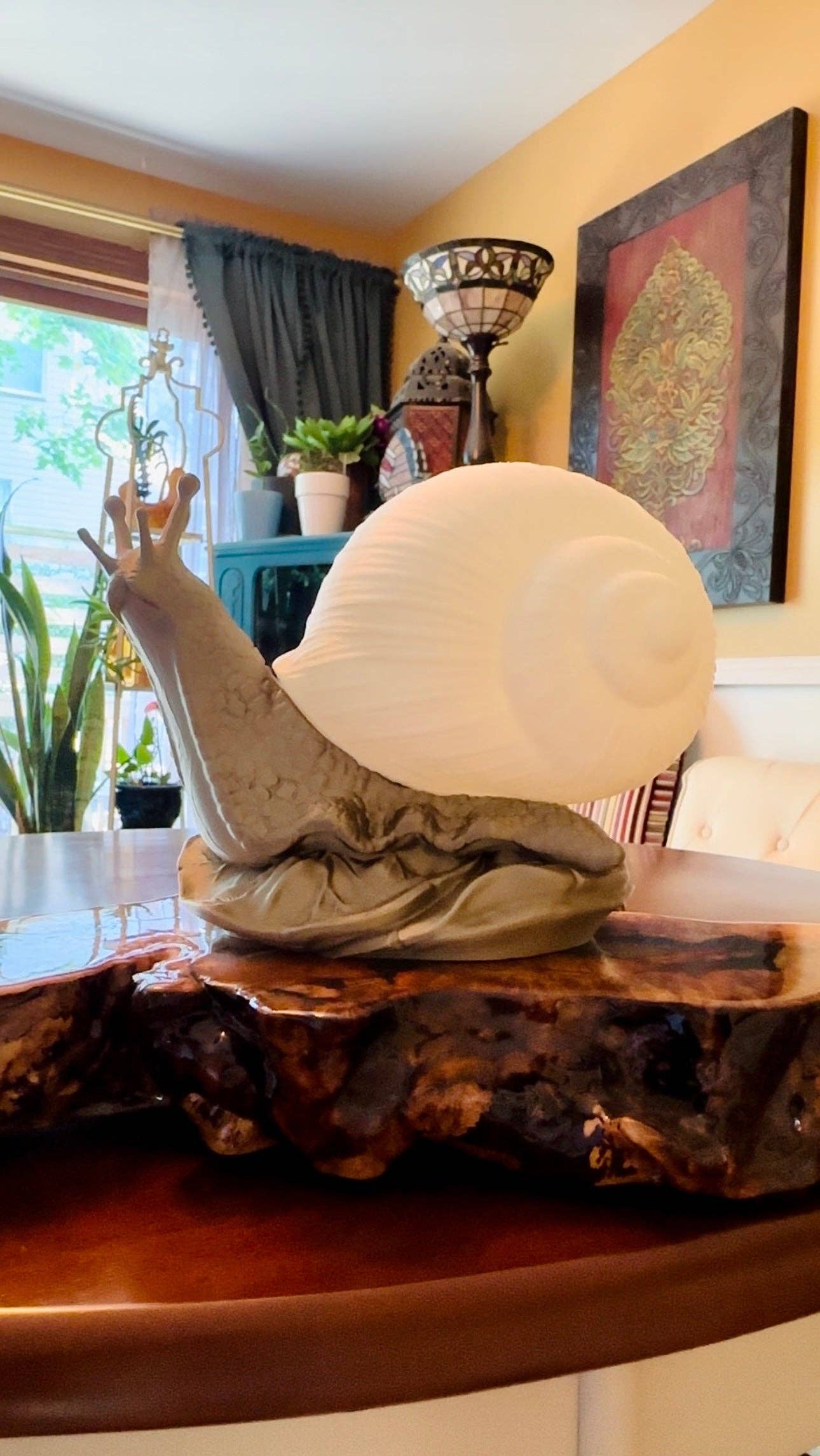 Faux Theory Design - Wholesale Figurine Lamp - 3D Printed Snail Accent Lamp/Night Light1