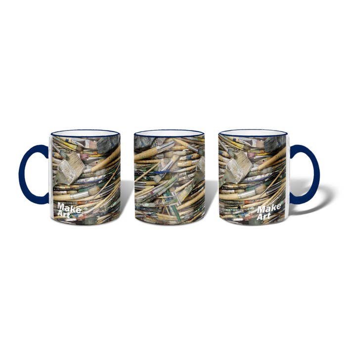 Make Art Paint Brushes Mug for wholesale by Popcorn Custom Products