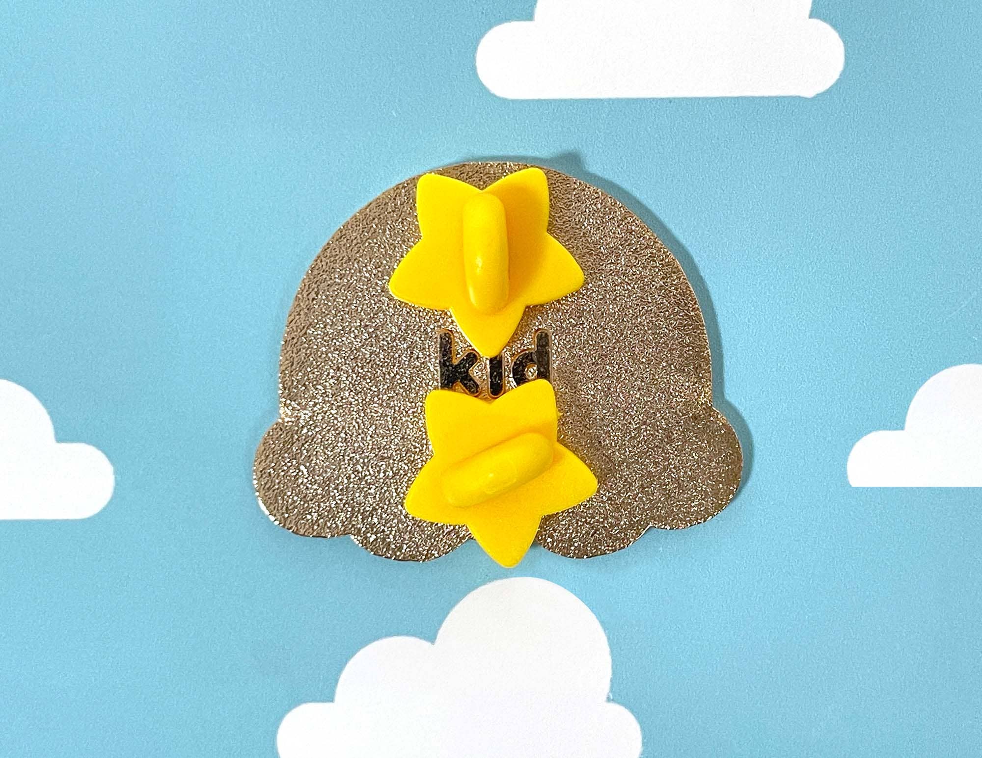 Kidnichols - Wholesale Lapel Pin/Button - Kawaii But Sad Rainbow Enamel Pin | Glitter | Anime Pin2