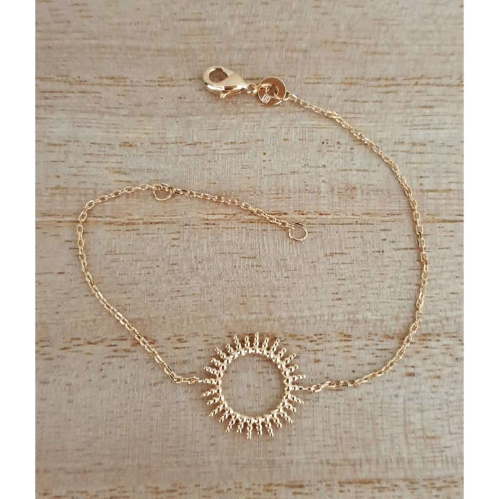SIUKA - Wholesale Link & Chain Bracelet - Gold-plated “sun” bracelet3