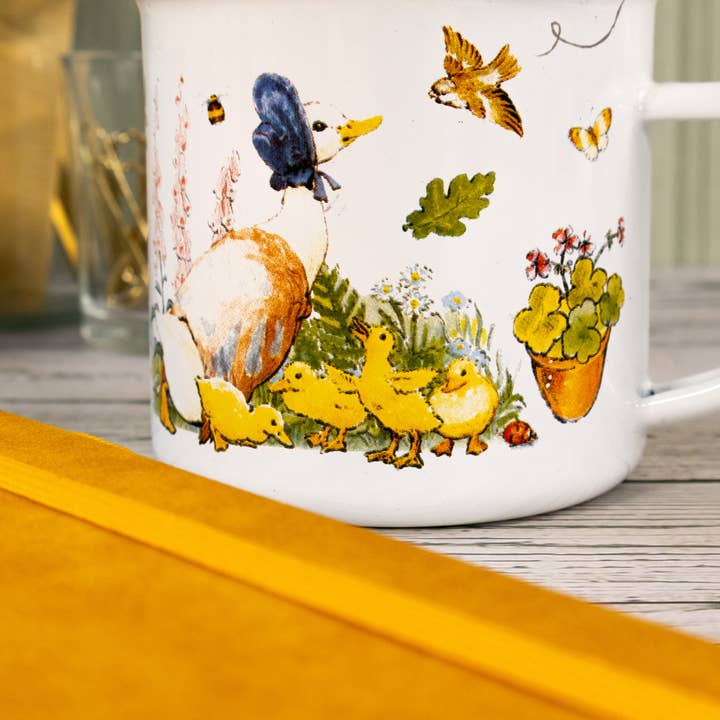 Robert Frederick Ltd - Vente Tasse à café - Mug en émail Jemima Puddle-Duck - Design classique de Beatrix Potter4