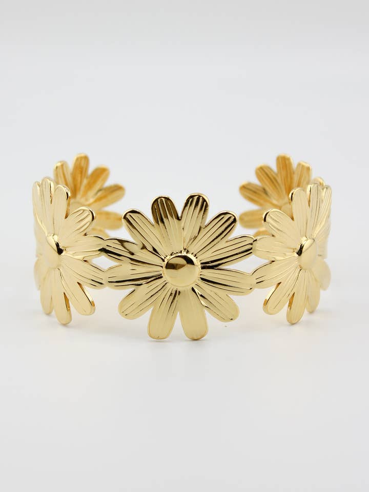 Brazalete Margarita Dorada para venta al por mayor de Cara O Sello Brand