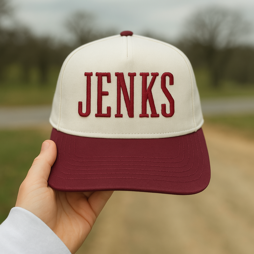 Hillside Threads Wholesale - Wholesale Baseball Cap - Women's - VINTAGE 3D Puff Cap- Embroidered Two Tone- Customize4