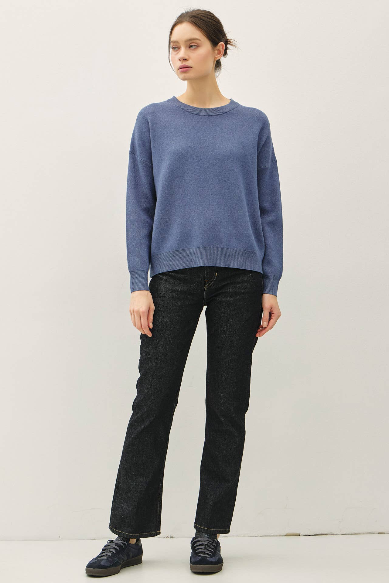 Be Cool - Wholesale Knit Sweater - Women's - CREW NECK BOXY FIT SWEATER10