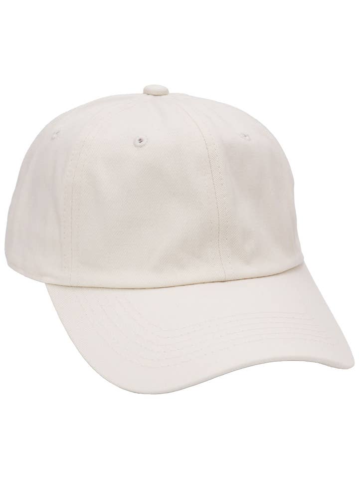 Unstructured Cotton Six Panel Polo Cap for wholesale by Cap Zone
