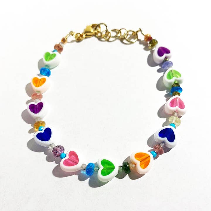 Pulsera de joyería en forma de corazón para el día de San Valentín, BFF Bracelet Galentine para venta al por mayor de Etymology Jewelry