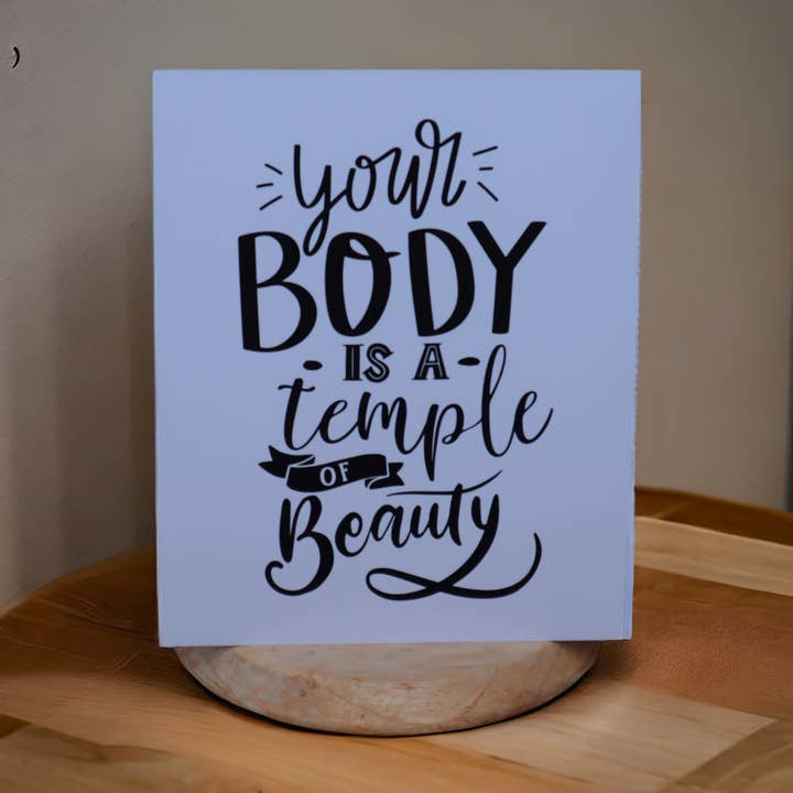 Body Positivity Beauty Temple Art Print for wholesale by IGrowMemory