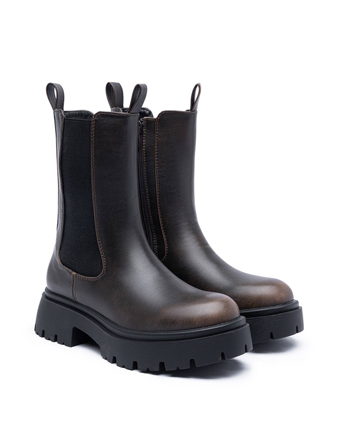 CEREZA – wholesale Chelsea boots – Women's – Women's Mid Calf Platform Chelsea Boots5