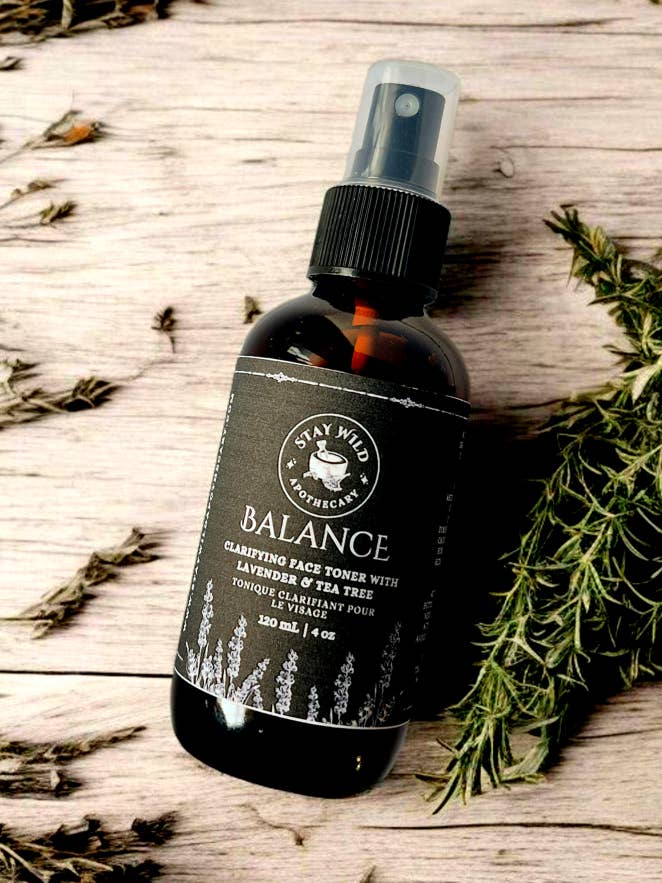 Balance Lavender & Tea Tree Face Mist for wholesale by Stay Wild Apothecary
