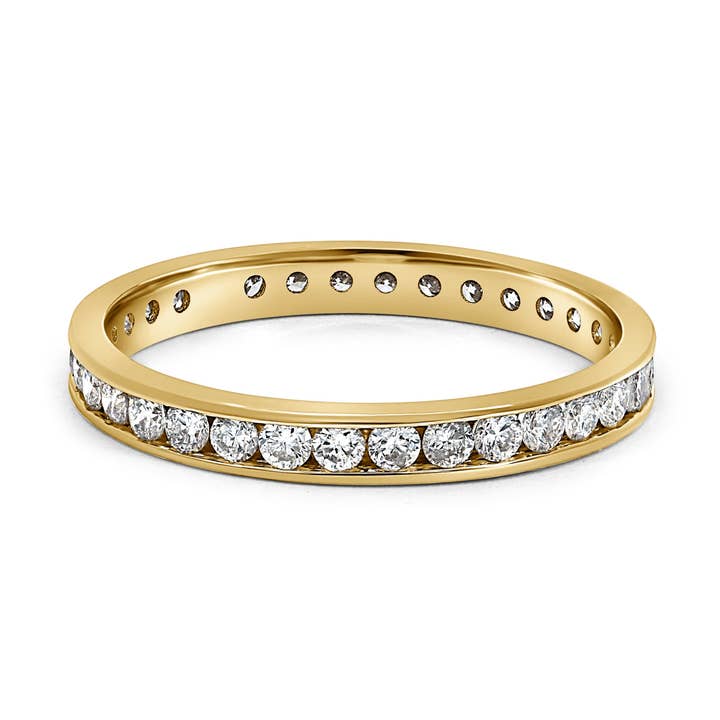 Evig Rund Glød Evighedsring (0,57 CTW) for engroshandel hos Orchid Gems Fine Jewelry