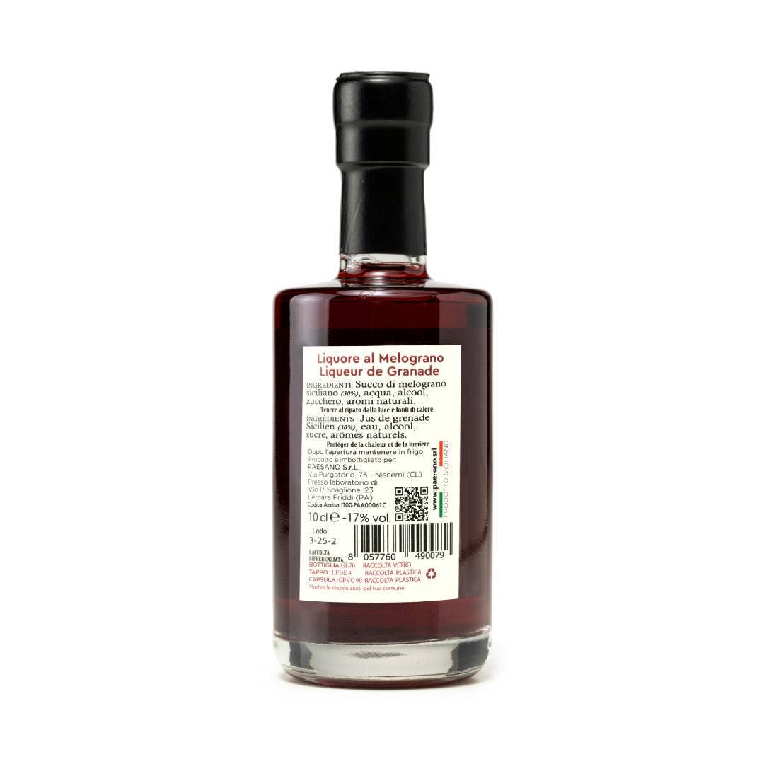 Paesano Srl - Wholesale Liqueur - Sicilian Pomegranate Liqueur (17°)3
