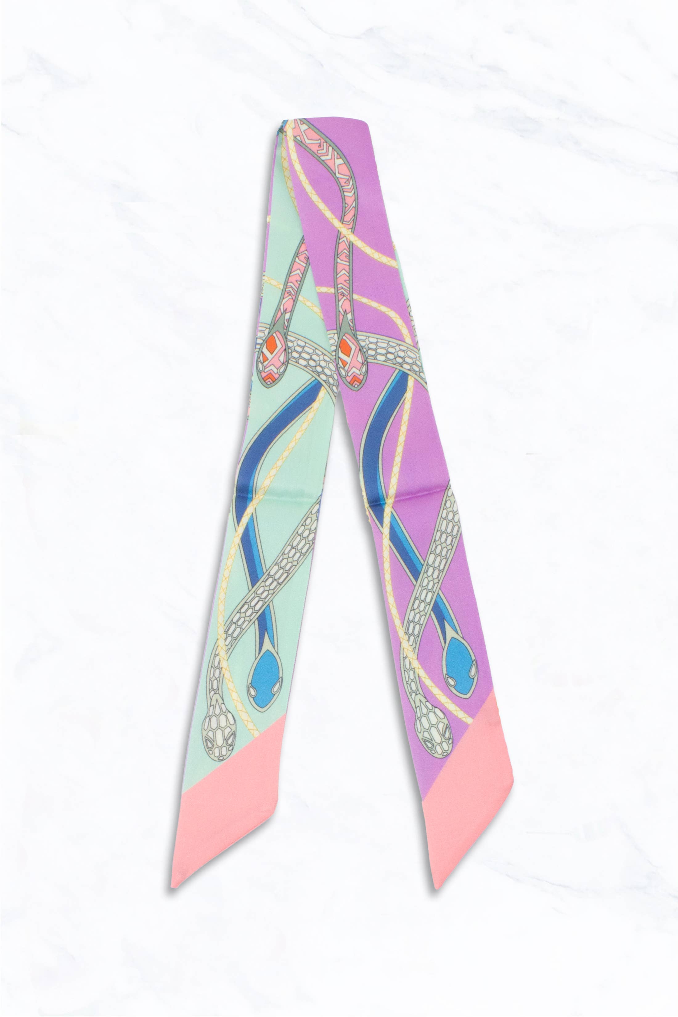 Suzie Q USA – wholesale Scarf – Women's – Elegant Snake Rope Accent Thin Scarf5