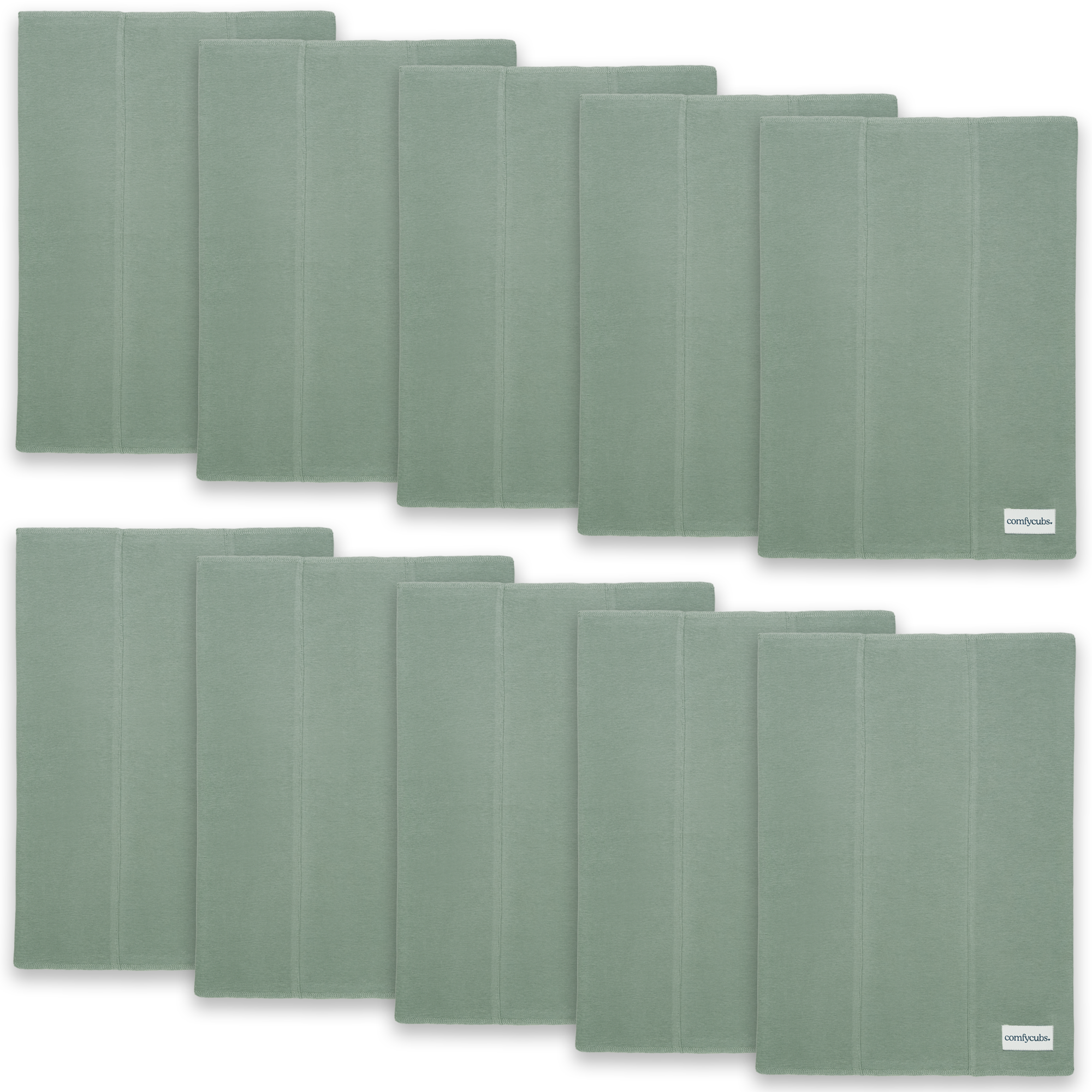 Comfy Cubs - Wholesale Burp Cloth - Baby - Baby Burp Cloths Set, Large 6-Layer, 100% Cotton Comfy Cubs39