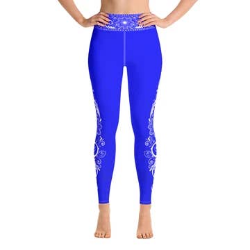 Nirvana - Leggings de yoga para mujer, color azul eléctrico para venta al por mayor de SuniaYoga
