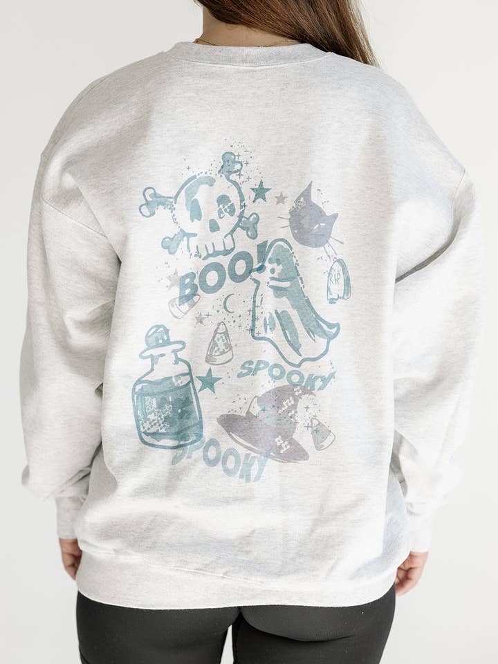 BOO! Icon Sweatshirt -Halloween shirt and other Purchase Wholesale boo sweatshirt. Free Returns & Net 60 Terms on Faire trending on Faire.
