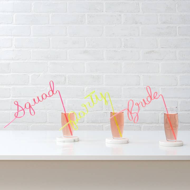 Weddingstar Inc. - Wholesale Drinking Straw - Bachelorette Party Silly Straw - Bride
