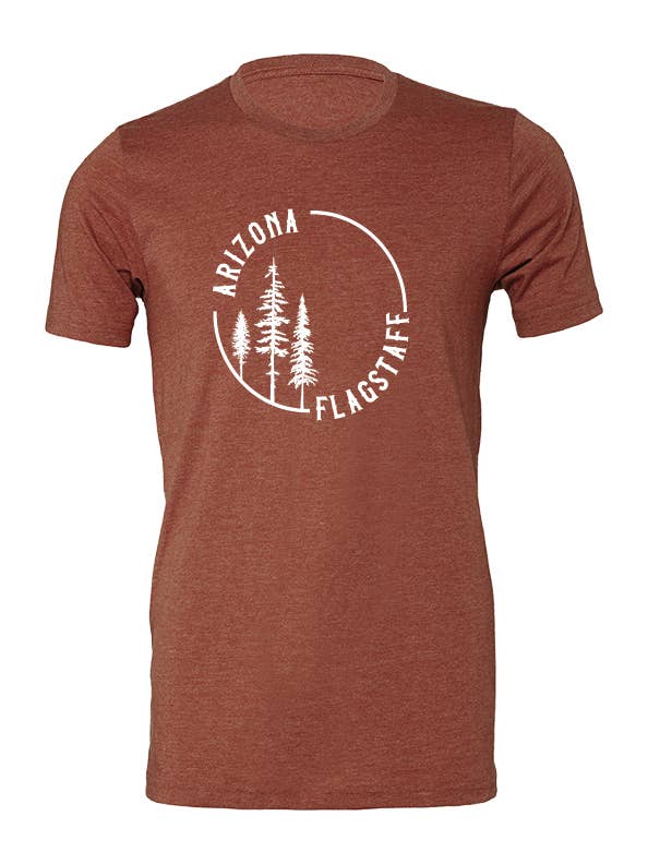MT Brand Apparel - Wholesale Screen Printed T-Shirt - Unisex - Circle Forest - Customized - Unisex Crew Neck Tee