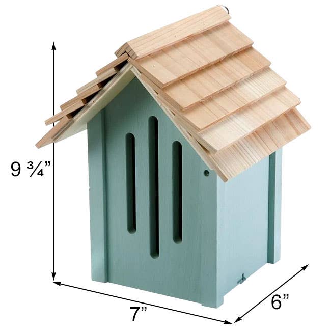 BestNest Inc - Wholesale Bird House - Wings Retreat Butterfly Barn, Green2