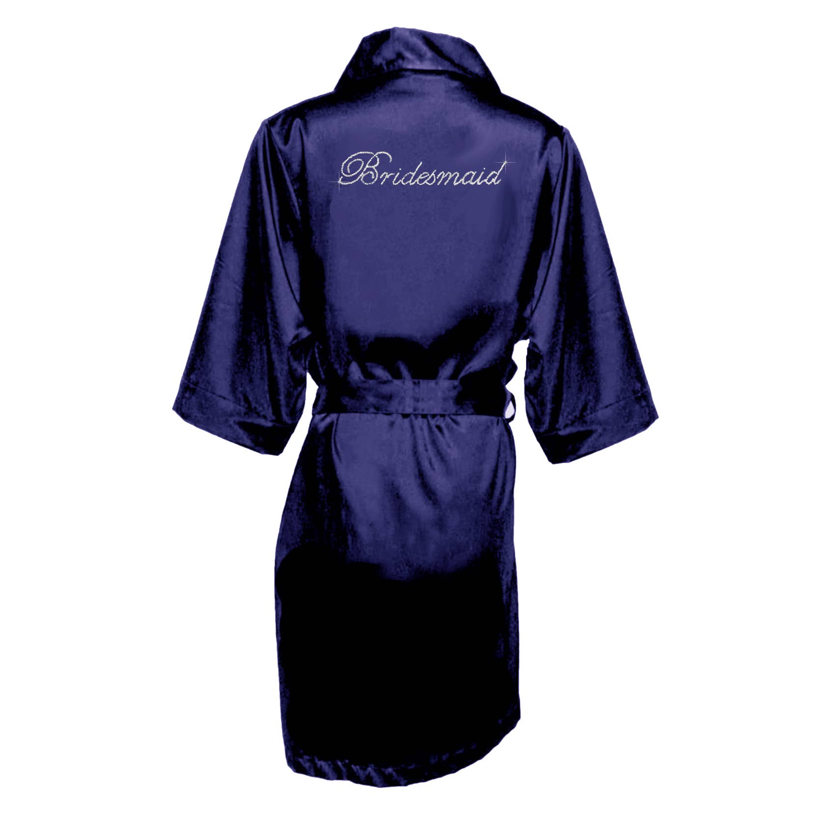 Simply Name It - Wholesale Robe - Women's - Women's Satin Rhinestone Robes - 6 Colors0