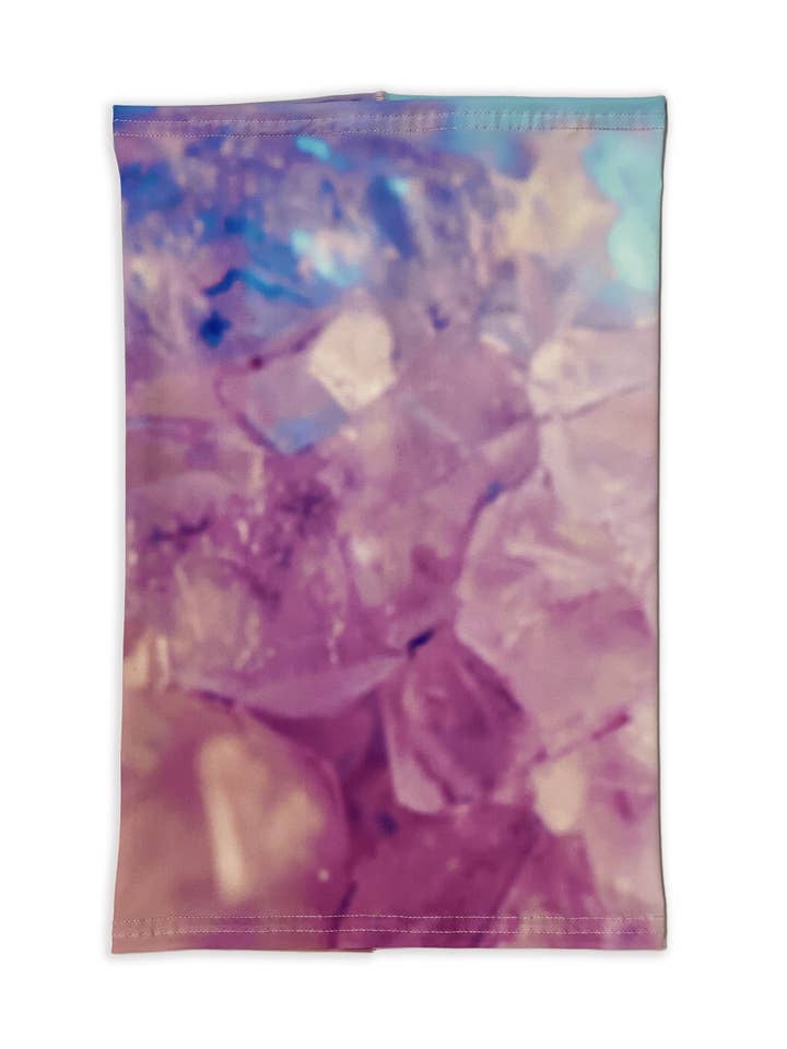 Pink Tie Dye Neck Gaiter for wholesale by Colorado Threads