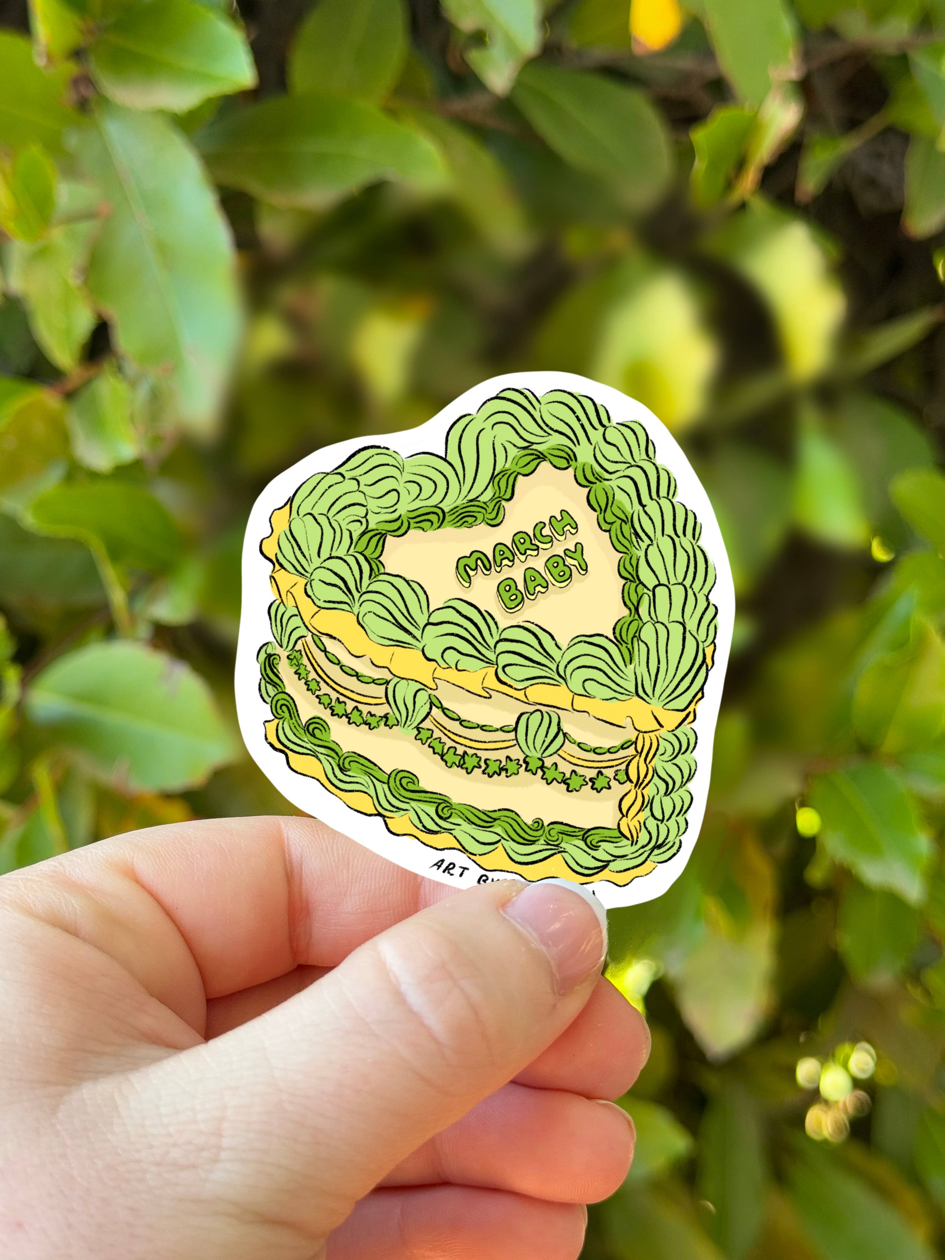 Art By Elowyn – Großhandel Aufkleber – Kuchen für den Geburtsmonat1