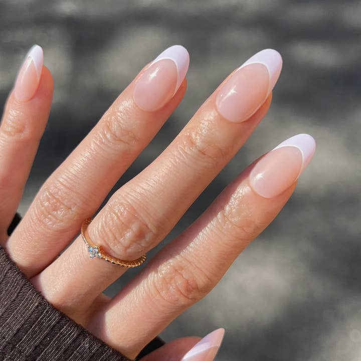 VIAI Beauty - Wholesale Press-On/Fake Nails - BONMUZ Lavender Petal Grace | Soft & Durable Press-On Nails2