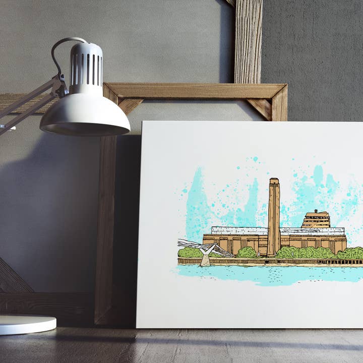 Tate Modern Gallery - London Kunsttryk for engroshandel hos Drawn Together Art Collective