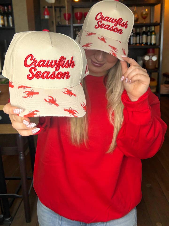 Gorra de Temporada de Cangrejo de Río (Pedido anticipado, fecha de envío 1/2) para venta al por mayor de 6j Threads LLC