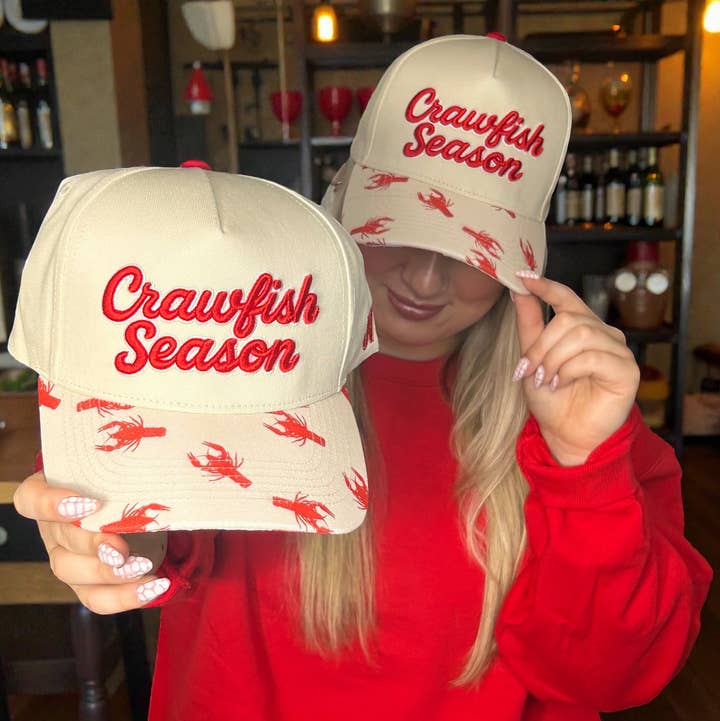 6j Threads LLC - Wholesale Trucker Hat - Women's - Crawfish Season Cap ( 2nd restock* Pre-Order ship date 2/16)
