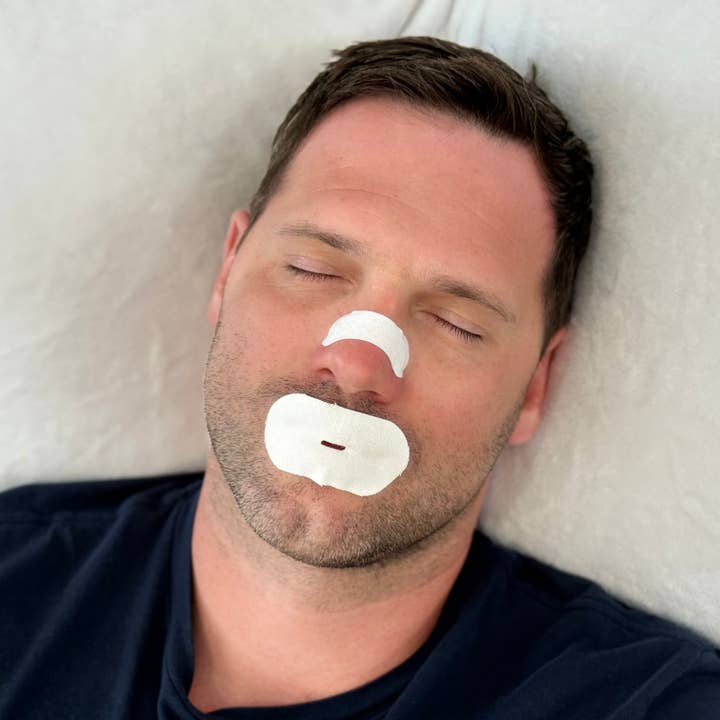 My Flexy – wholesale Sleep/eye mask – Mouth Tape - (White Oval)5