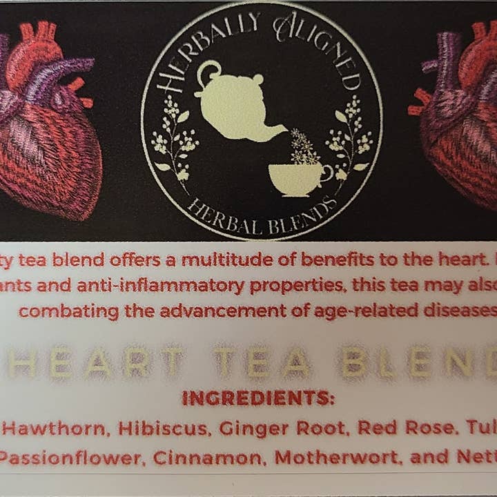 Heart Tea Blend for wholesale by Aligned Herbally