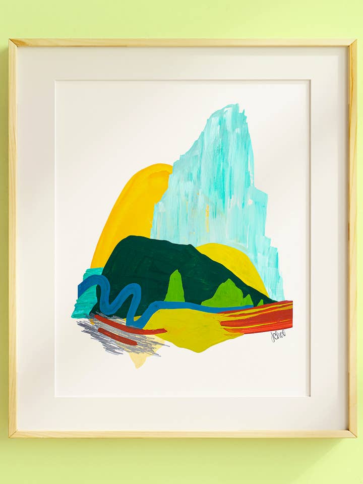 Kanonstrand Klippeformationer Kunsttryk for engroshandel hos Juliann Choe