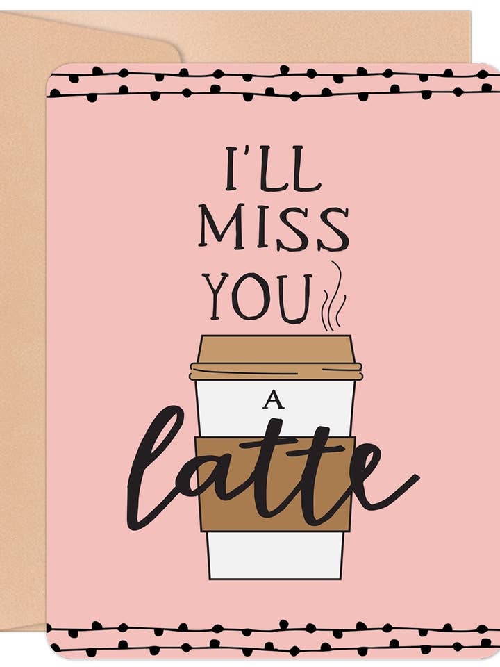 Mi mancherai un sacco - Carta rosa "Mi manchi" per la vendita all'ingrosso da parte di Willow & Ivy Press