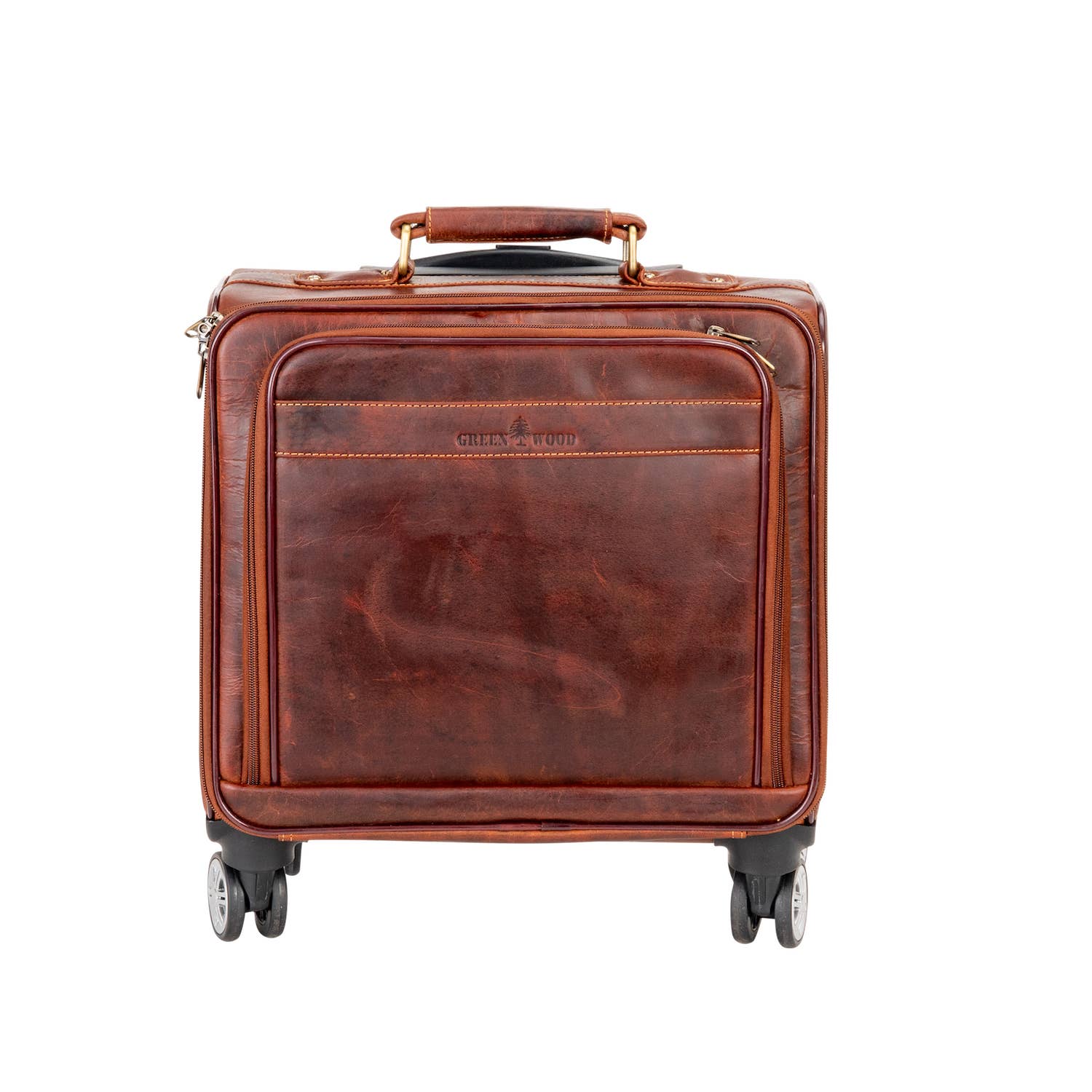 Greenwood Leather AU - Wholesale Luggage - Leather Pilot Business Trolly Bag - SAN