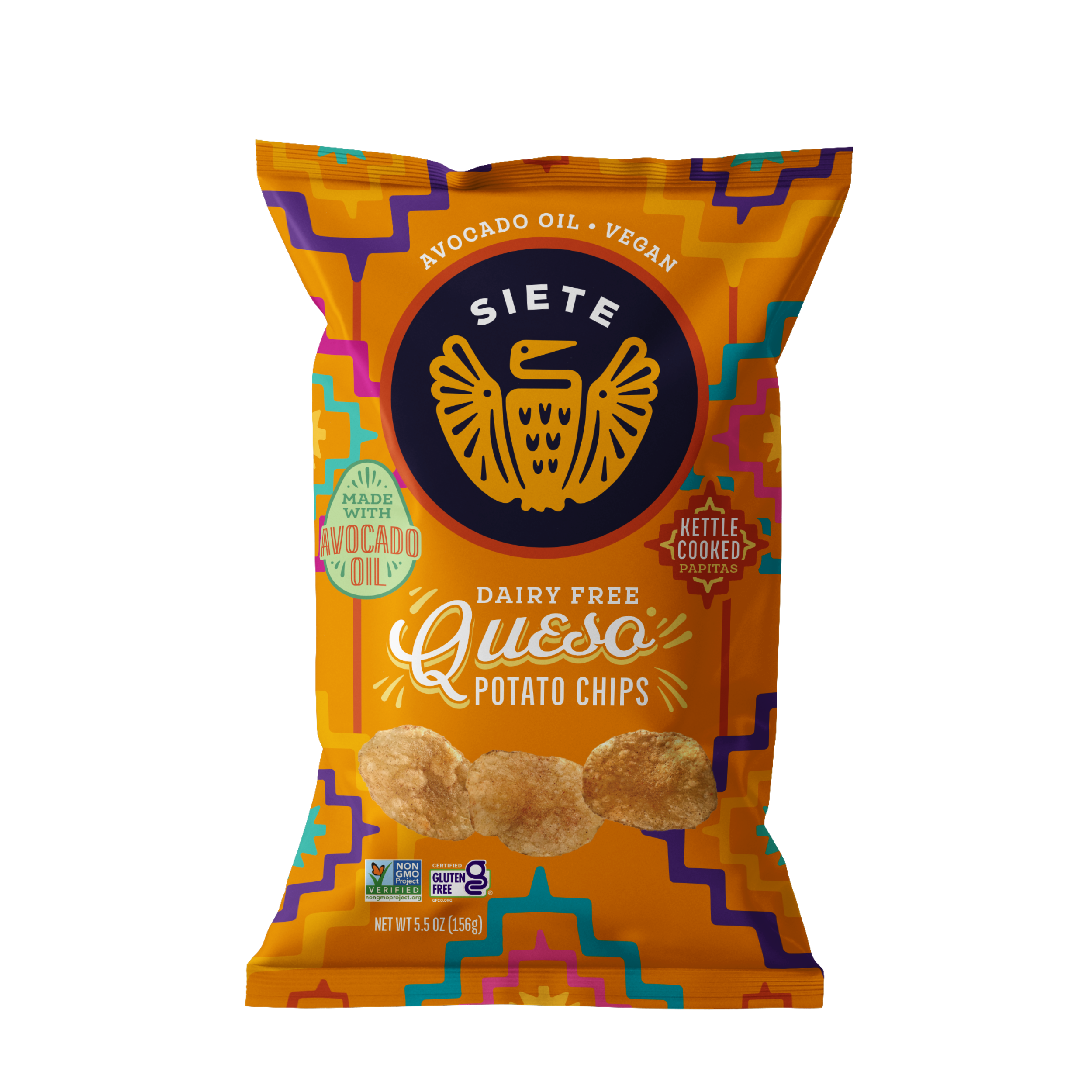 Siete Foods - Wholesale Chips - Flavor Mix Pack Kettle Cooked Potato Chips 5.5oz - 24 bags1