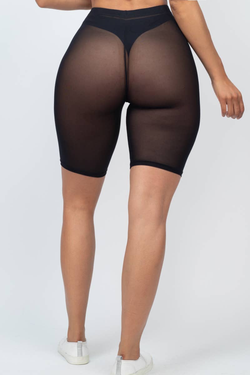 CAPELLA APPAREL - Wholesale Athletic Shorts - Women's - Mesh Biker Shorts3