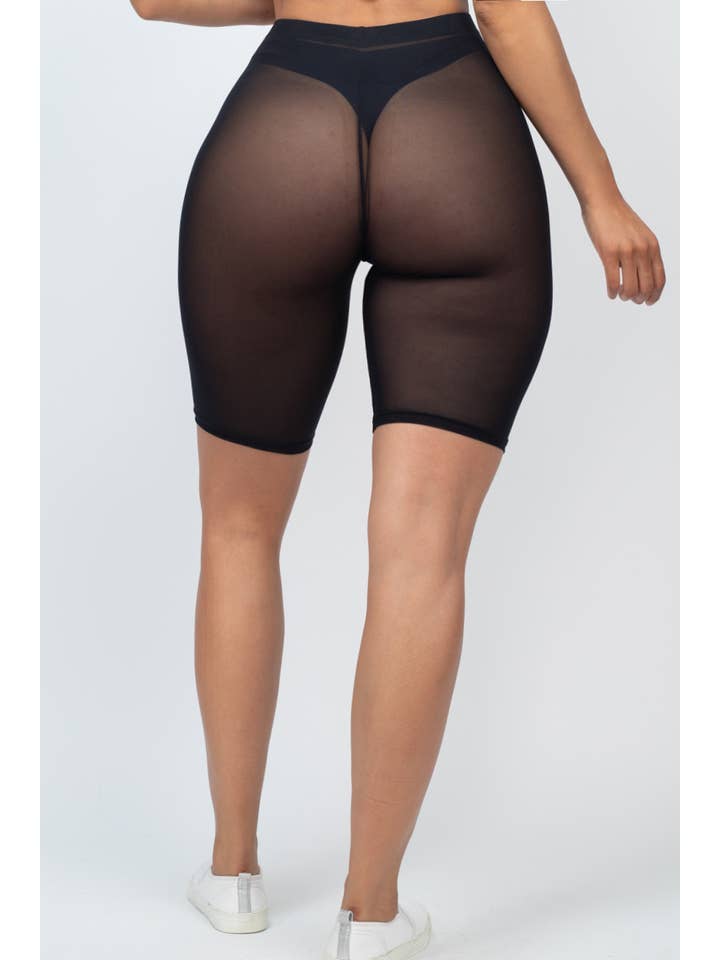 CAPELLA APPAREL - Wholesale Athletic Shorts - Women's - Mesh Biker Shorts3