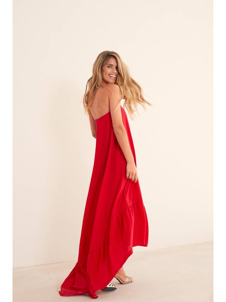 Bruna - Wholesale Dress - Women's - Sebastien Red Dress · Bohemian Rhapsody ·