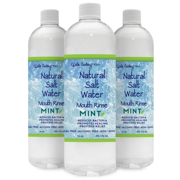3er-Pack, natürliche Himalaya-Salzwasserspülung für den Großhandel von Oral Fitness, Inc./Dale Audrey RDH