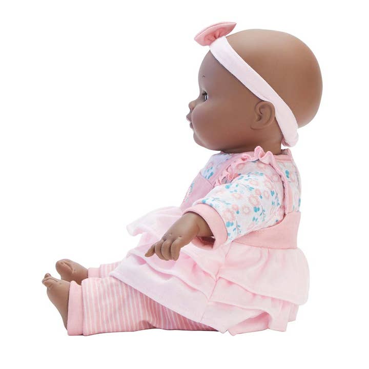 Madame Alexander - Wholesale Doll - Kids - Baby Cuddles Doll with Pink Floral, Dark Skin Tone2