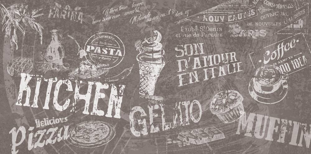 Coolors by Web Com S.a.s. – Arte de parede dimensional/3D por atacado – Painel de parede - Alumínio brilhante com design vintage 124,4 x 61,5 cm4