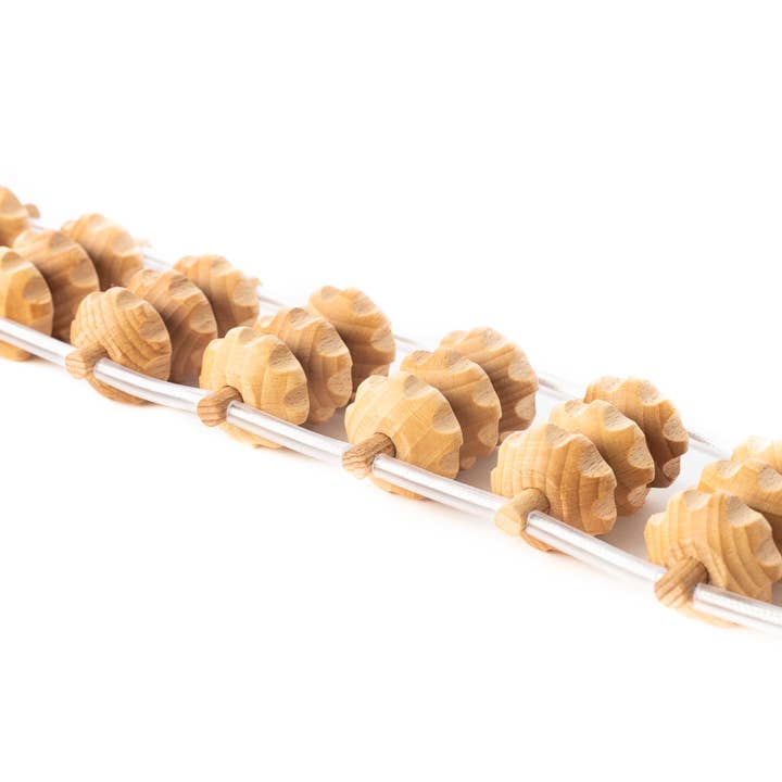 Tuuli GmbH – wholesale Body massager – Wooden Back Massager Roller Massage Tool Rope 120 cm