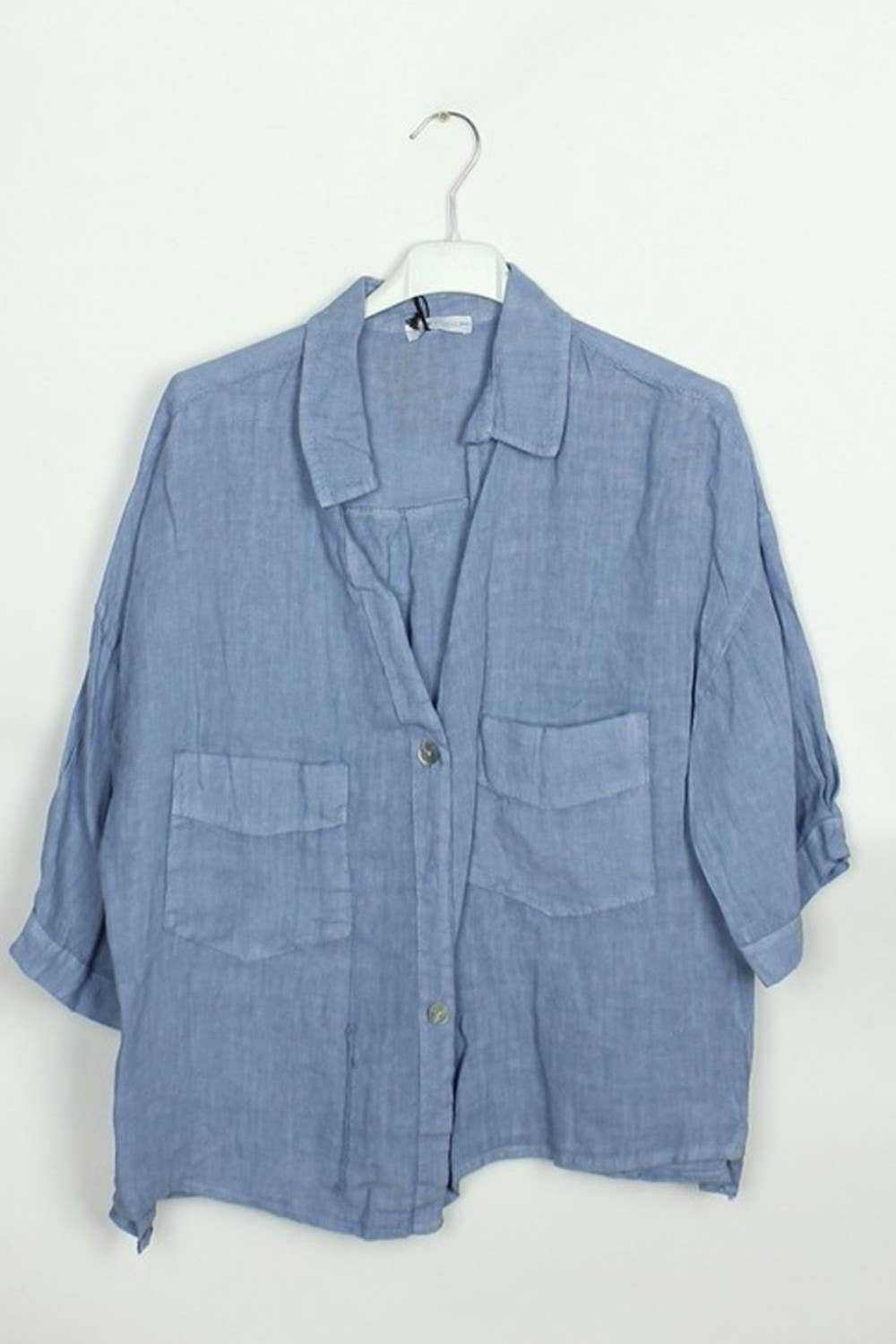 LÉA & LUC - Wholesale Button Down Shirt - Women's - 100% linen shirt REF.20174/515